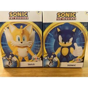 2024 Jakks Pacific 2.50" Sonic The Hedgehog Tails‎ And Sonic New In Box